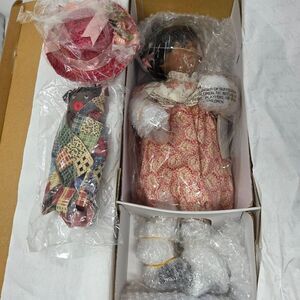 PREMIERE ARTIST MARY VAN OSDELL PETUNIA AFRICAN AMERICAN GIRL DOLL 18" NEW NIB